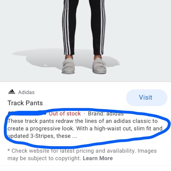 Adidas pants with stripes in the front - Picture 4 of 4
